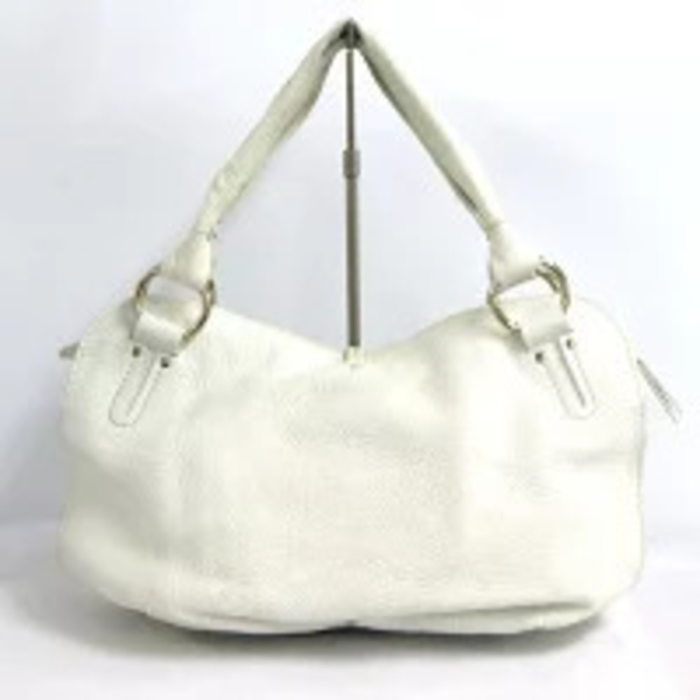 Celine Bittersweet Shoulder Bag White Leather Handbag - Picture 2 of 6